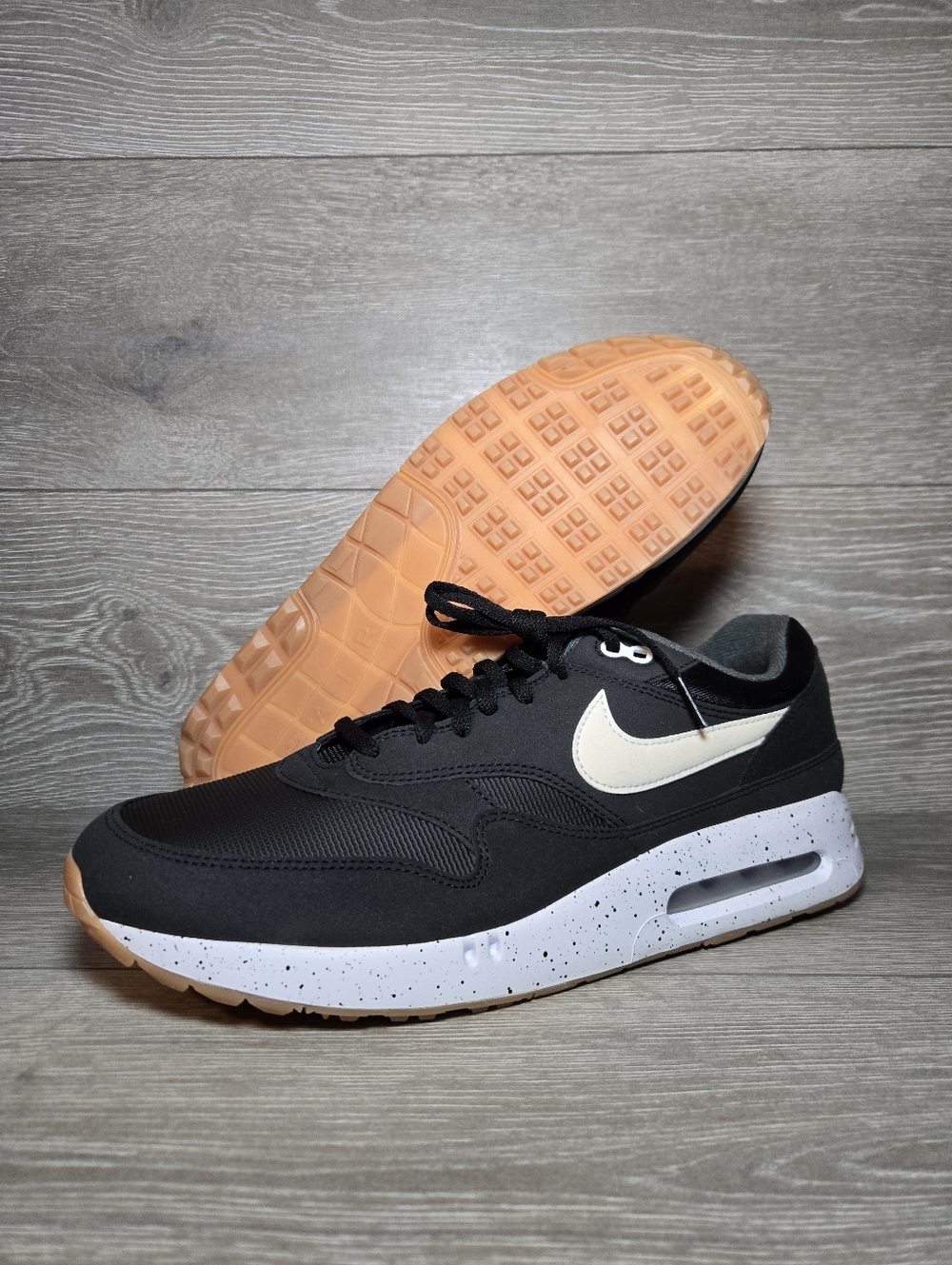 Nike Air Max 1 '86 OG Golf Shoes Black White Gum DV1403-003 Mens Size 11 NEW